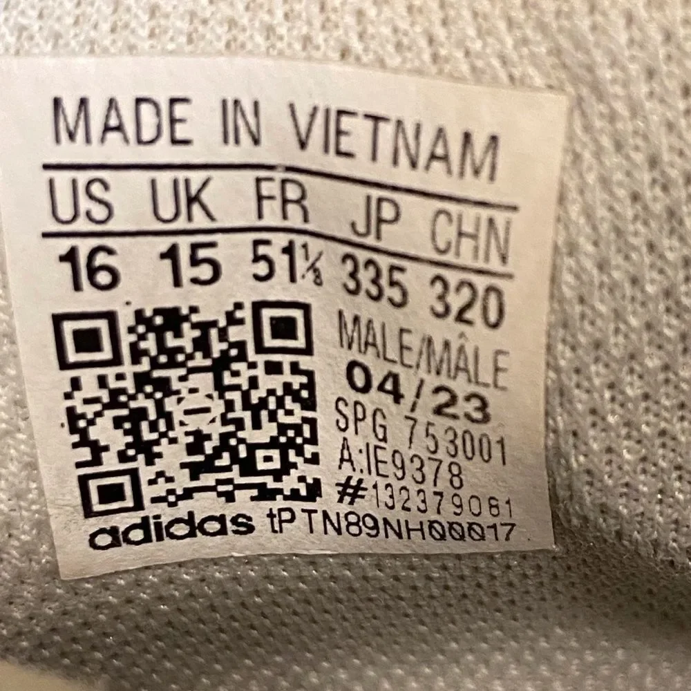 Adidas Men’s Impact FLX Li AIE9378 Training Cream and Black Sneakers Size 16 US - Picture 11 of 11